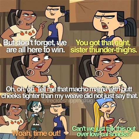 Pin By Raenesha Clifton On Total Drama Series Drama Memes Drama Funny Total Drama Island