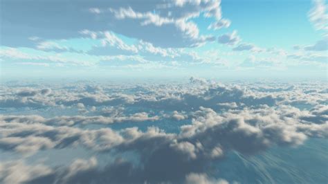 Flying between cloud layers time-lapse - Free Stock Video - Mixkit