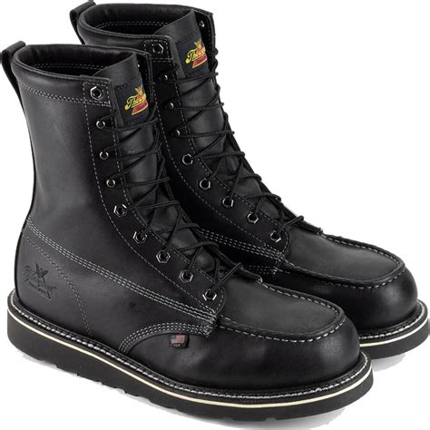 Thorogood Mens Midnight Series Safety Boots Black Elliottsboots