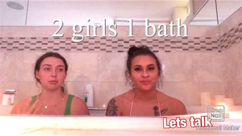 2 Girls Taking A Bath