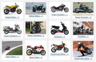 Descriptions Of Different Motorcycles Types