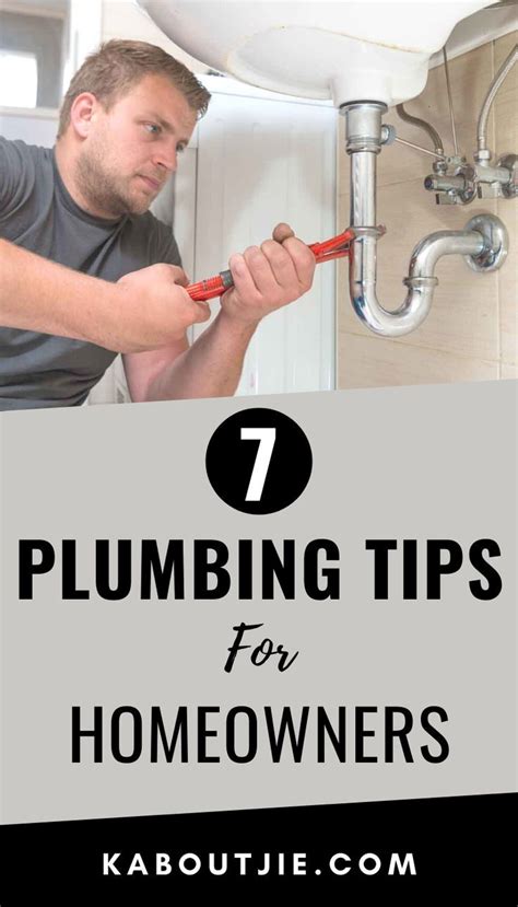 These 7 Plumbing Tips For Homeowners Will Help You Save Yourself Some