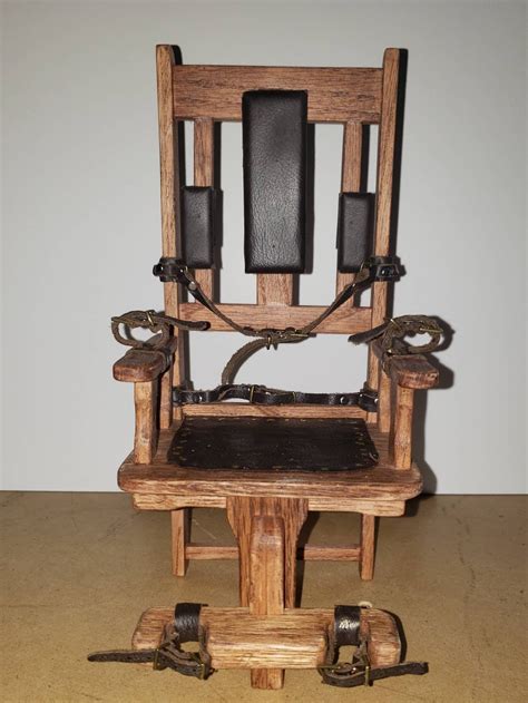 16 Scale Old Sparky Electric Chair Bondage Chair Restraint Etsy