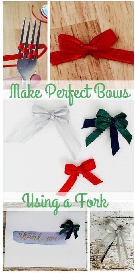 How To Make Perfect Bows Using A Fork
