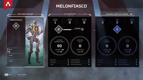 How To Check Your Apex Legends Stats Wins Kd Leaderboards And More