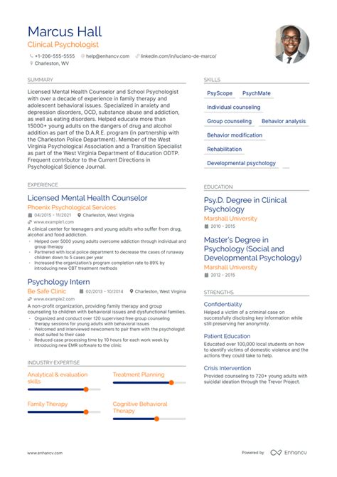 5 Psychologist Resume Examples And Guide For 2023