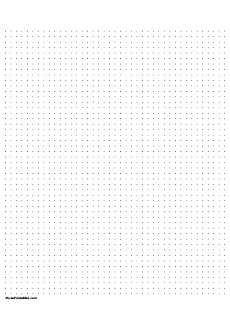 Printable 5 Mm Dot Grid Paper For A4 Paper