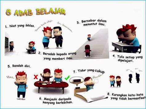 Cerdas akal, emosi, dan akhlak. Adab Menuntut Ilmu | Nota Diari Asyikin