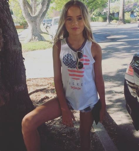 10 Year Old Russian Model Was Criticized For A Photo In Swimsuit