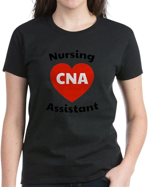 Cafepress Nursing Assistant Womens Dark Cotton T Shirt Uk