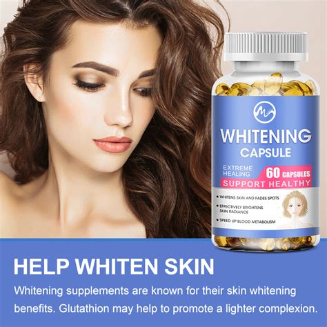 60pcs Best Glutathione Capsules Skin Whitening Pills Anti Aging