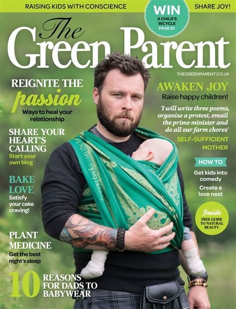 Absurd Parenting Magazine 'The Green Parent' Cover Lines