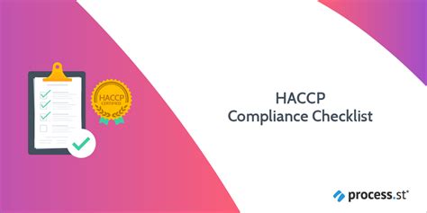 HACCP Compliance Checklist Process Street