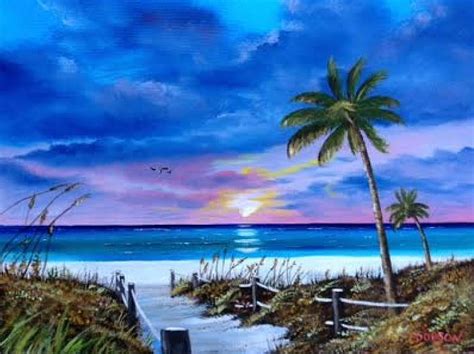 Access To The Beach Painting By Lloyd Dobson Fine Art America