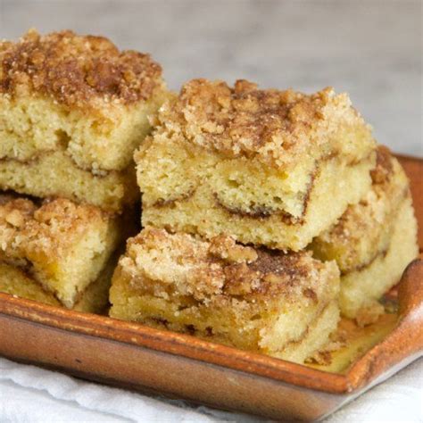 Snickerdoodle Crumb Bars With Streusel Topping Coffee Cake Meets