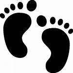 Feet Icon Svg Footprint Icons Silhouette Transparent