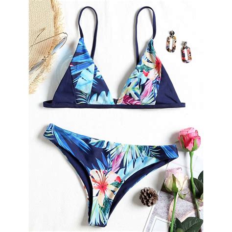 New Print Bikini Women Swimsuit Sexy Bralette Bikini Set Low Waist