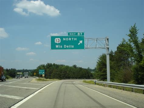 Interstate 9094 Exit 87 Wisconsin Highway 13 Wisconsin Dells