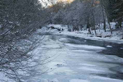 Frozen River Ericht At Blairgowrie © Mike Pennington Geograph