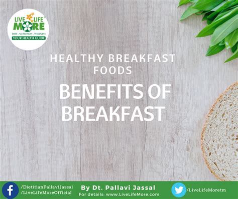 Why Should You Have Breakfast Benefits Of Healthy Breakfast Live