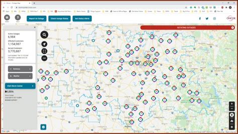 Oncor Outage Map By Zip Code World Map