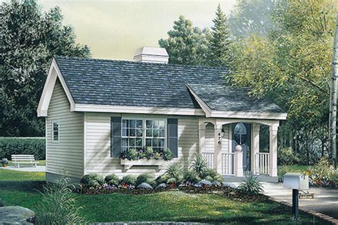 Cottage Style House Plan 1 Beds 1 Baths 576 Sqft Plan 57 267