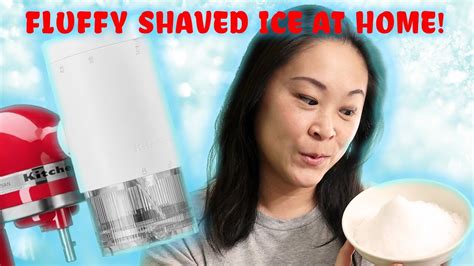 Kitchenaid S Shave Ice Attachment Unboxing Demo Review Youtube