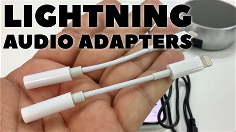 Apple Lightning To 35 Mm Headphone Adapter Amazon Apple Poster