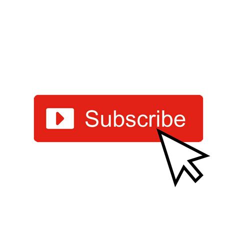Transparent Subscribe Button With Arrow