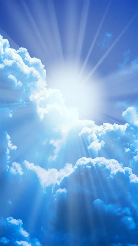 1080x1920 Cielo Nube Sol Rayos De Luz Naturaleza Fotos Del Cielo Imagenes De Cielo