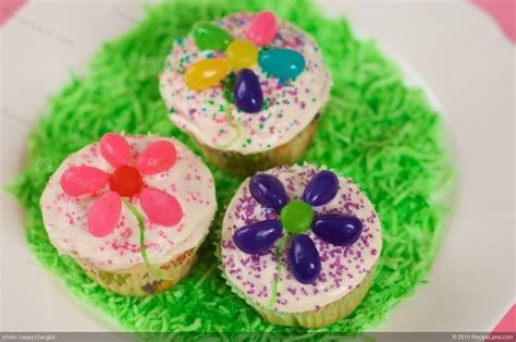 Easter Flower Cupcakes Recipe