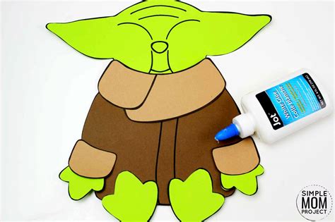 Build A Yoda Craft For Kids With A Free Printable Template