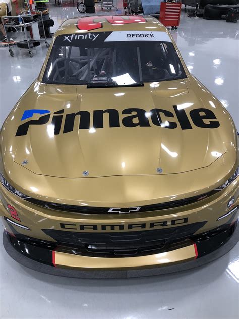 We believe this will combine vehicle performance and safety to provide the best possible road course race for our fans. Tyler Reddick's gold No. 2 Pinnacle Financial Partners car ...