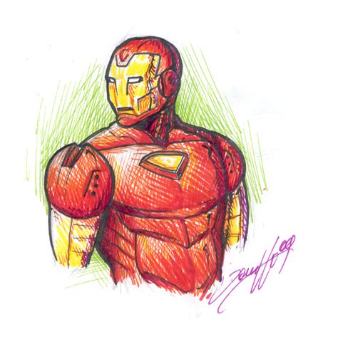 Ironman Markers Sketch By Domeddi On Deviantart