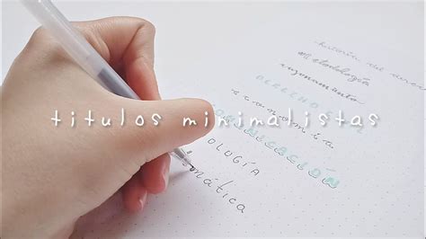 Títulos Minimalistas Sin Lettering Header Ideas Youtube