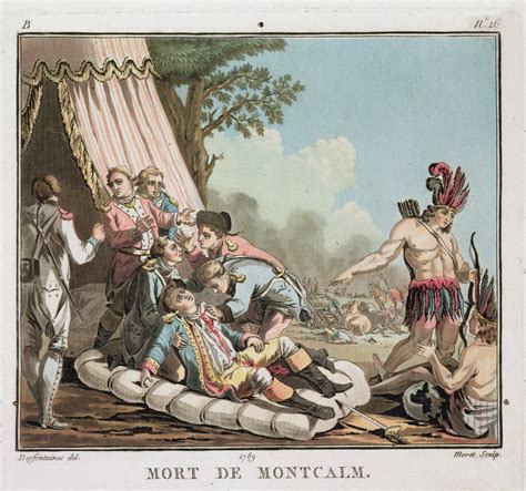 Tod von Louis Joseph de Montcalm bei der Belagerung von ...