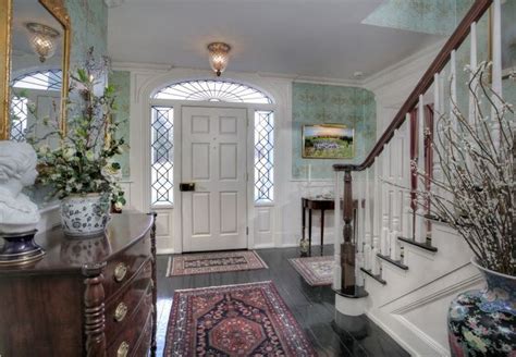 Image Result For Blue And White Entryway Entry Foyer Building A