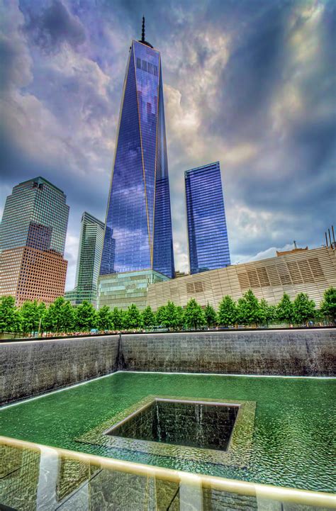 911 Memorial And One World Trade Center Photograph By