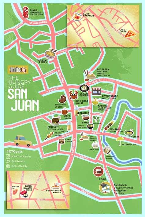 Baguio Tourist Destination Map