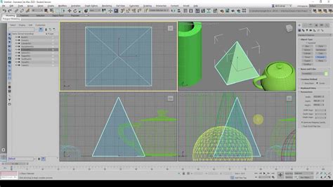 How To Create Basic Objects In 3ds Max Youtube
