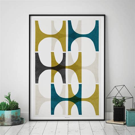 Set Of Three Colourful Abstract Art Prints By Bronagh Kennedy Art