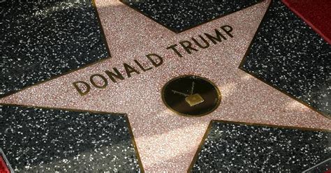 Donald Trumps Hollywood Walk Of Fame Star Smashed With Pickax