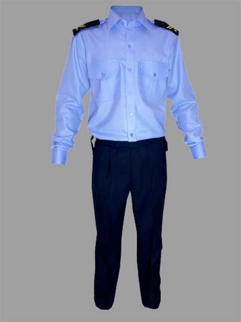 Blue And Black Men Poly Cotton Security Guard Uniform At Rs 650set In