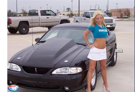 Girls Posing With Mustangs Page 3