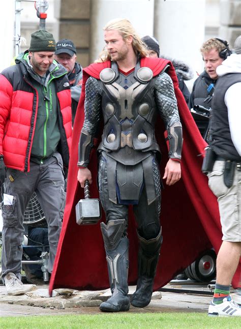 Creation itself is presented as a fairly new development (and given loki's own estimate on how long asgardians live, it. Thor: The Dark World Chris Hemsworth set photos - Thor ...