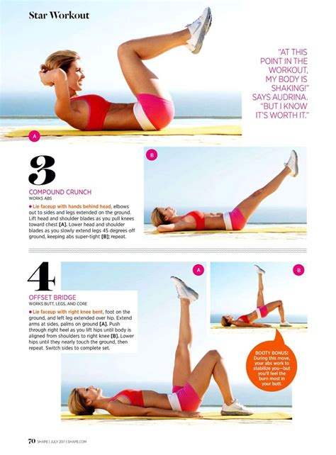 Page 2 Of Audrina Patridge S Ab Workout Exercise Friday Workout Workout