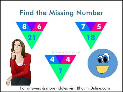 Numerical Riddle Find The Missing Number In The Triangle