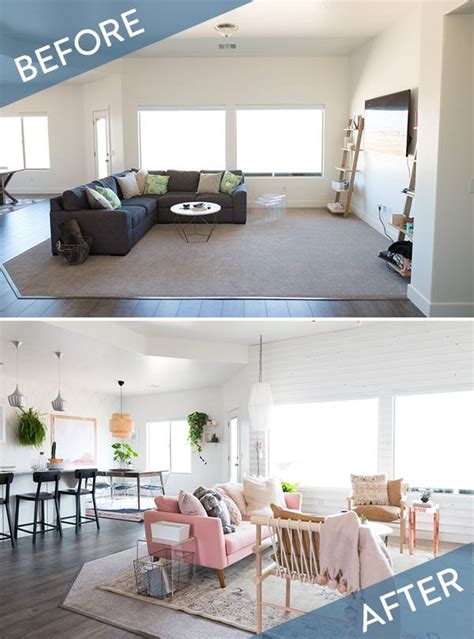 Before And After A Lesson On Open Concept Layouts Curbly