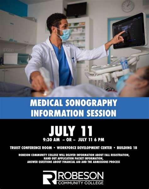 Information Session For Medical Sonography Set For July 11 Robeson