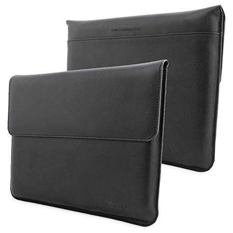 Snugg Lenovo Thinkpad 10 Leather Wallet Case In Black